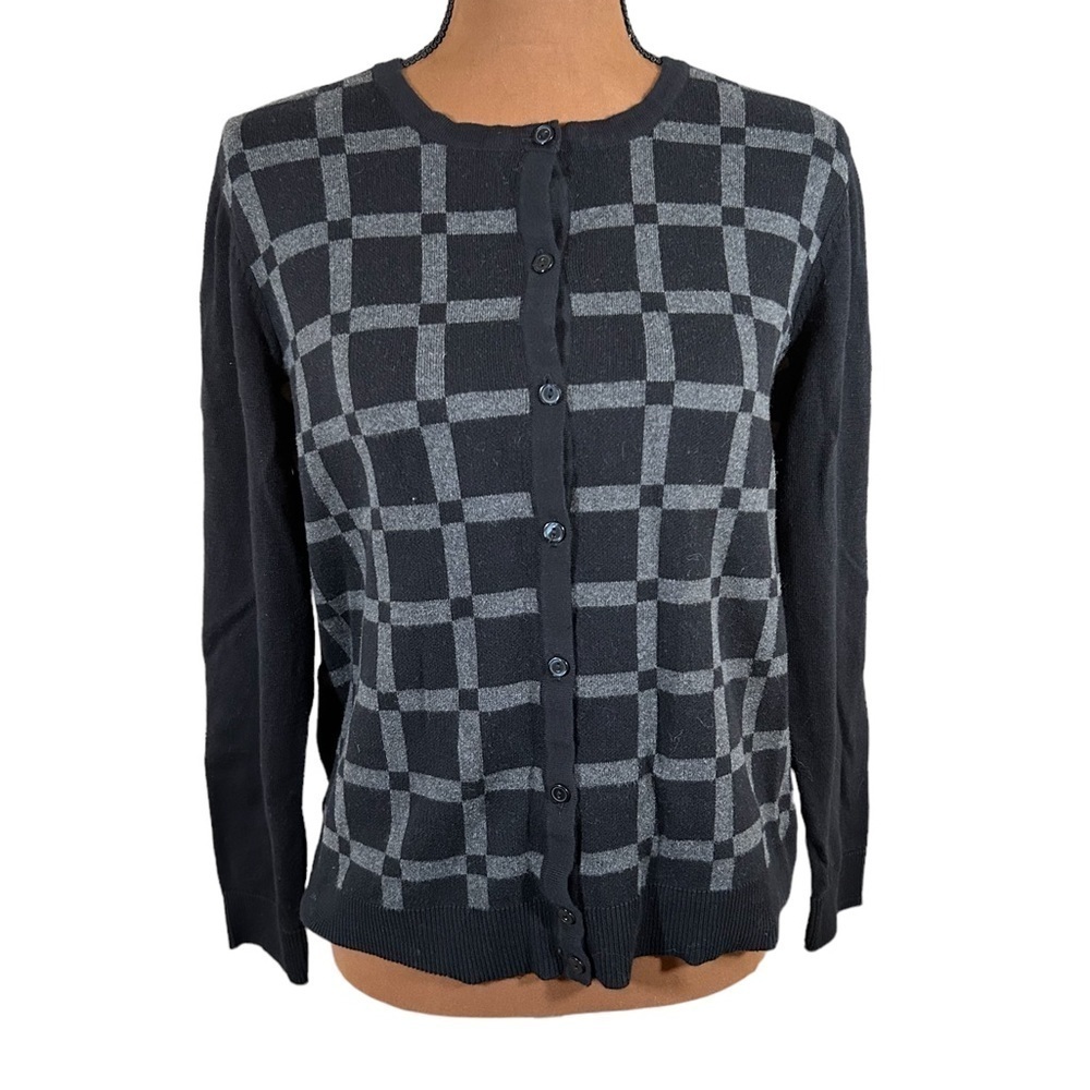 Croft & Barrow Geometric Cardigan Sweater XL